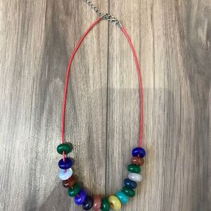 Crystal Stone Beaded Necklace